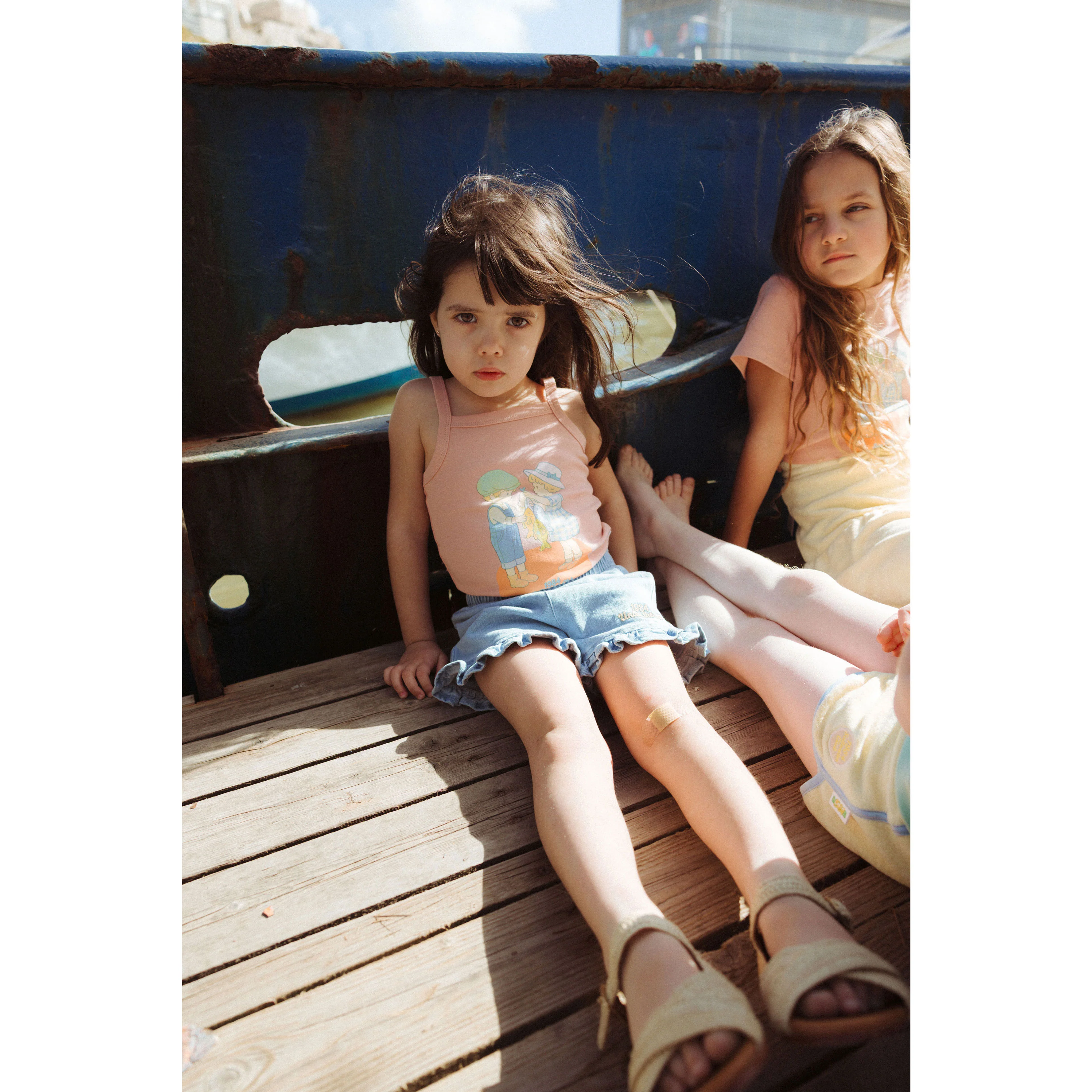 1984 Denim Ruffle Short - Image 3