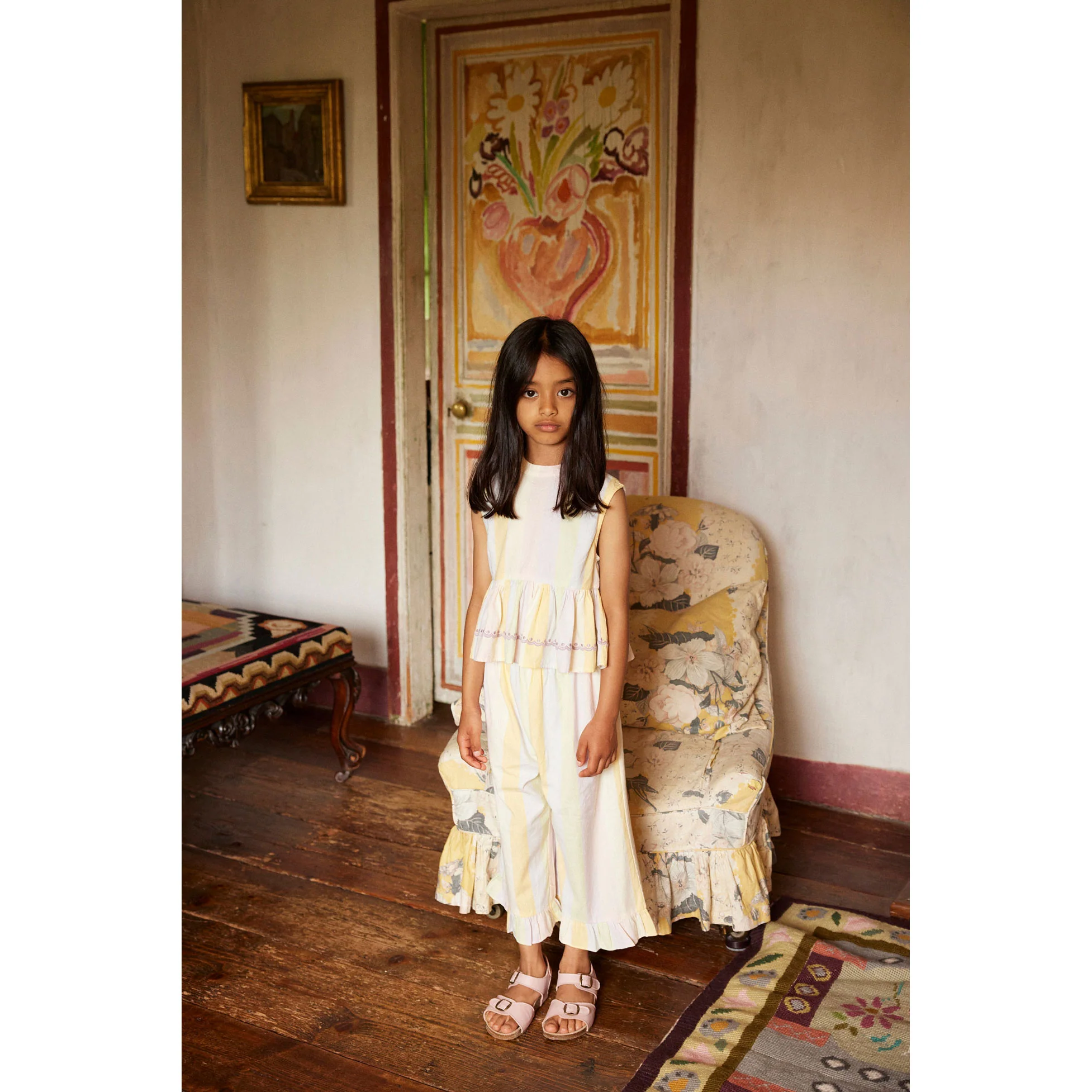 Apolina Painters Stripe Wini Trouser Set - Image 2