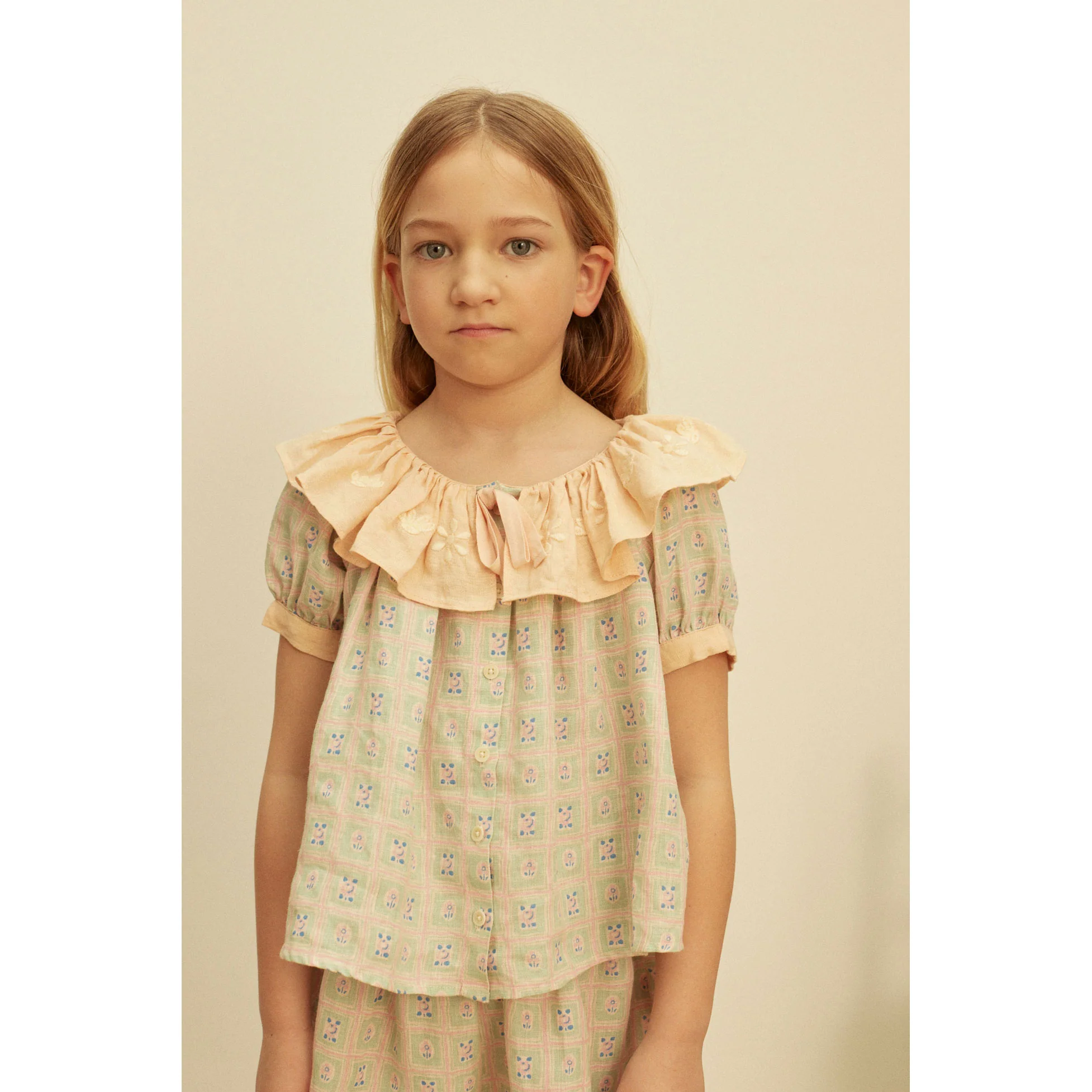 Apolina Rosepanel Mint Zabina Blouse - Image 2