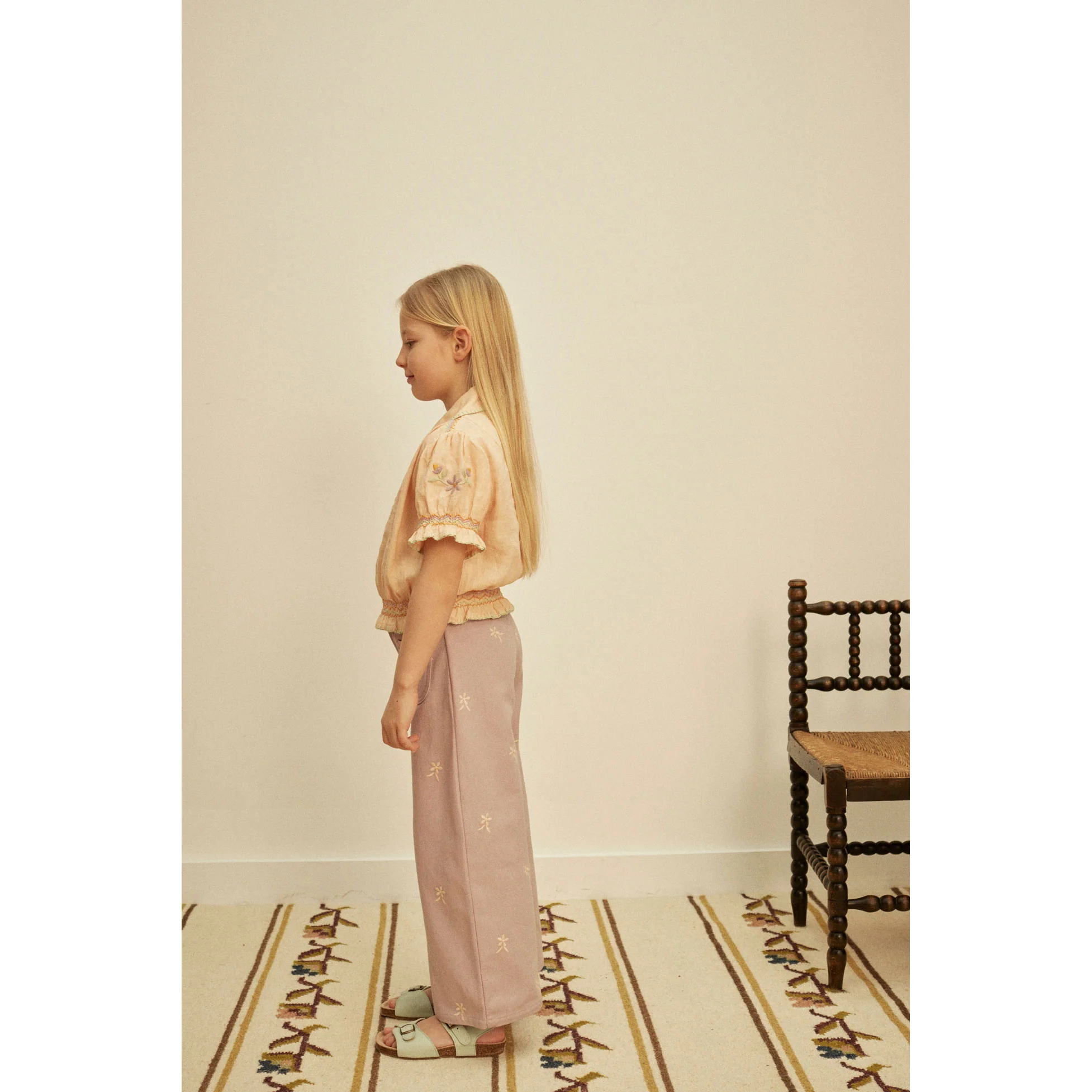 Apolina Satin Pink Valerie Blouse - Image 3