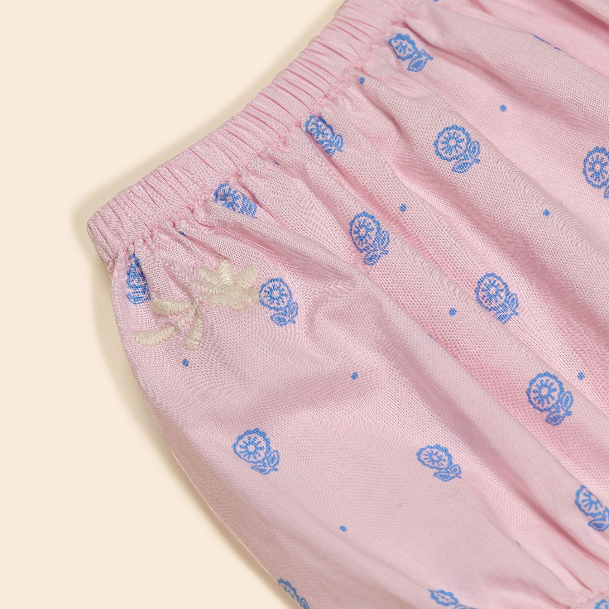 Apolina Studio Calico Pink Baby Lula Bloomer - Image 2