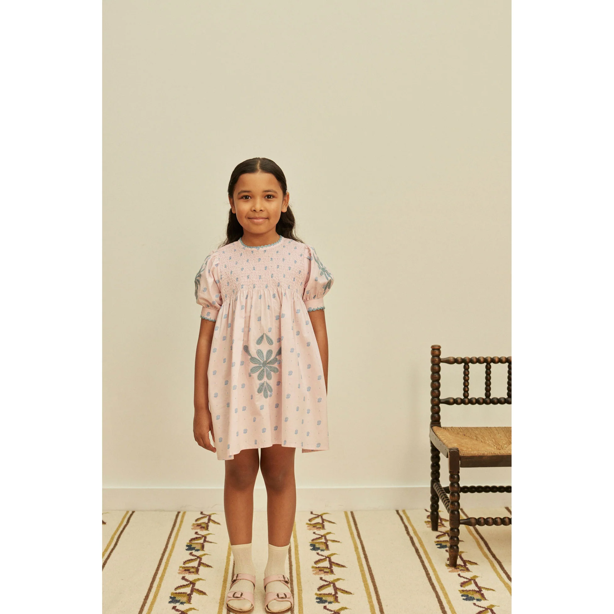 Apolina Studio Calico Pink Noemie Dress - Image 2