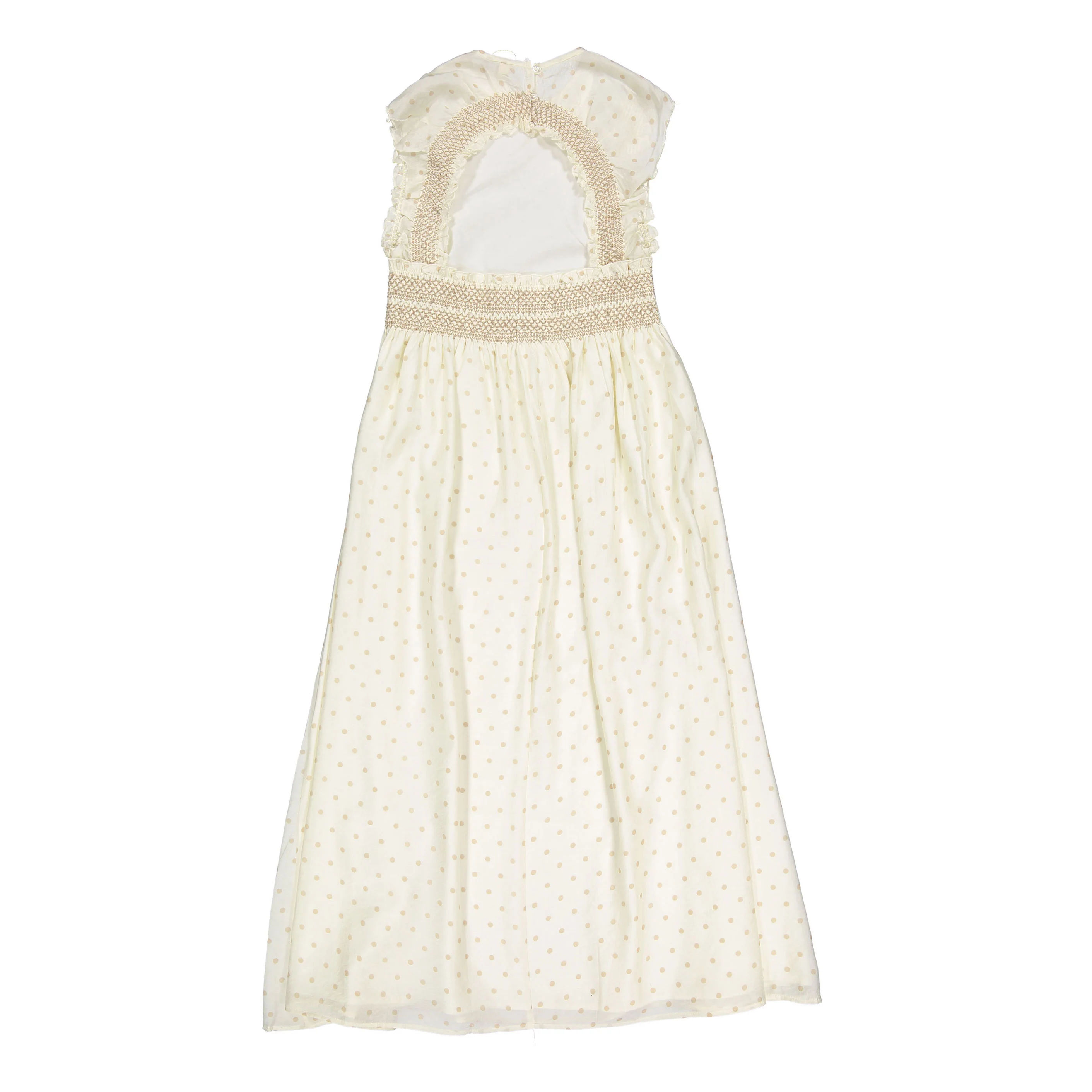 Ava and Lu Cream Polka Dot Jumper - Image 2