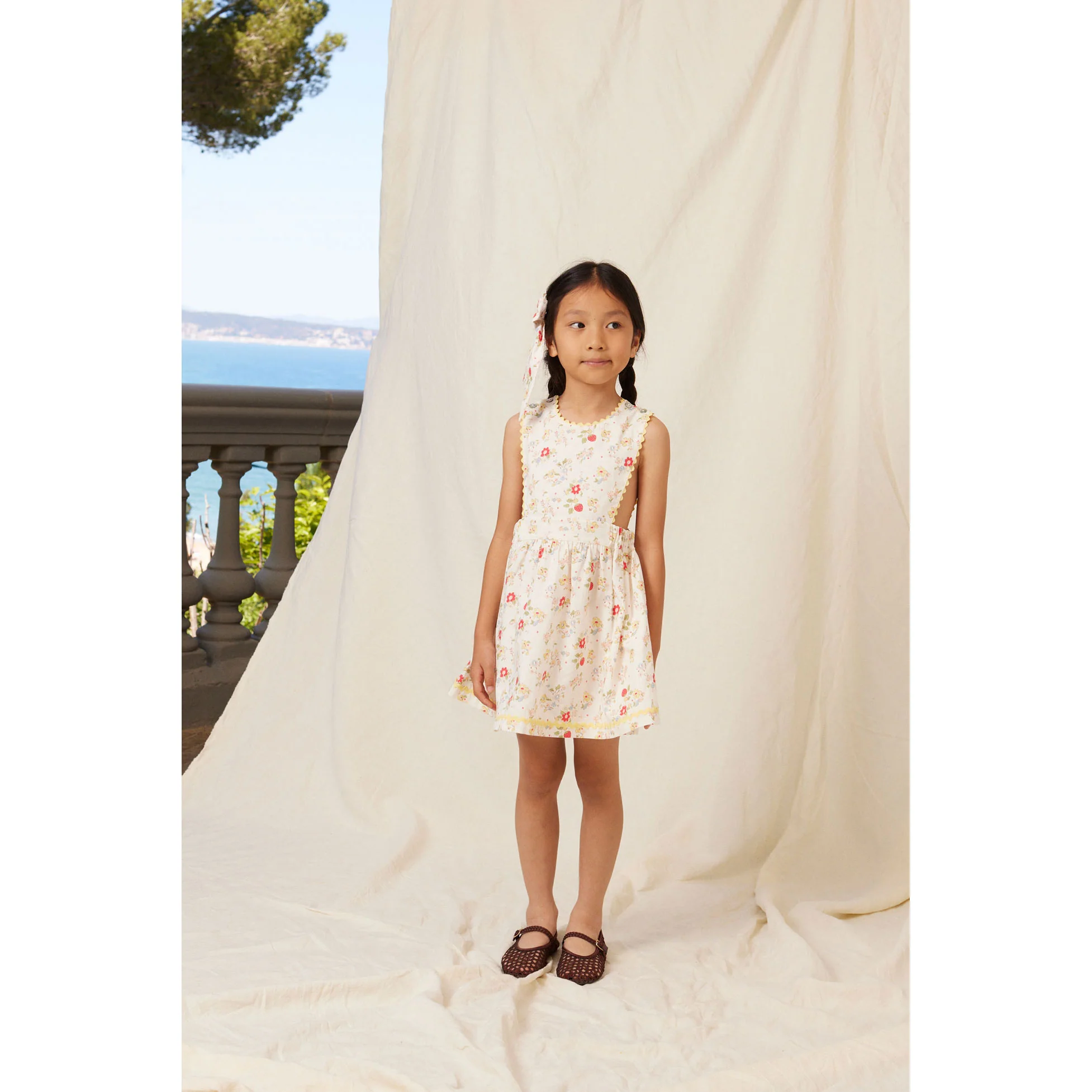 Bebe Organic Strawberry Field Annice Apron Dress - Image 2