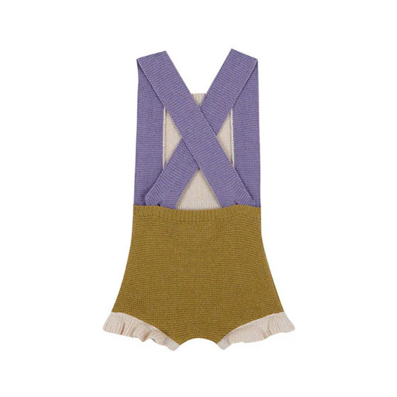 Birinit Lime Knit Romper - Image 2