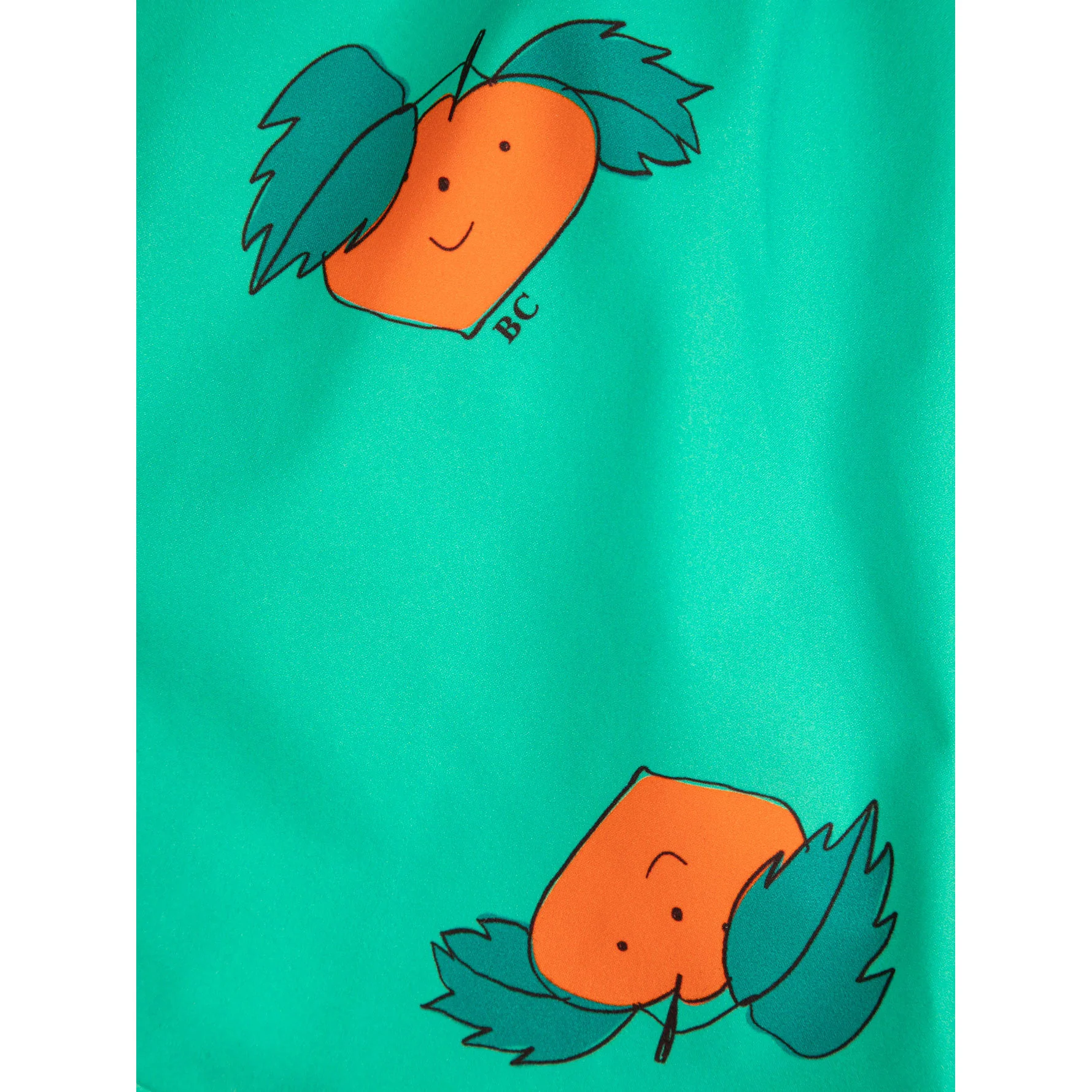 Bobo Choses Green Curious Turnip All Over Swim Trunks - Image 3