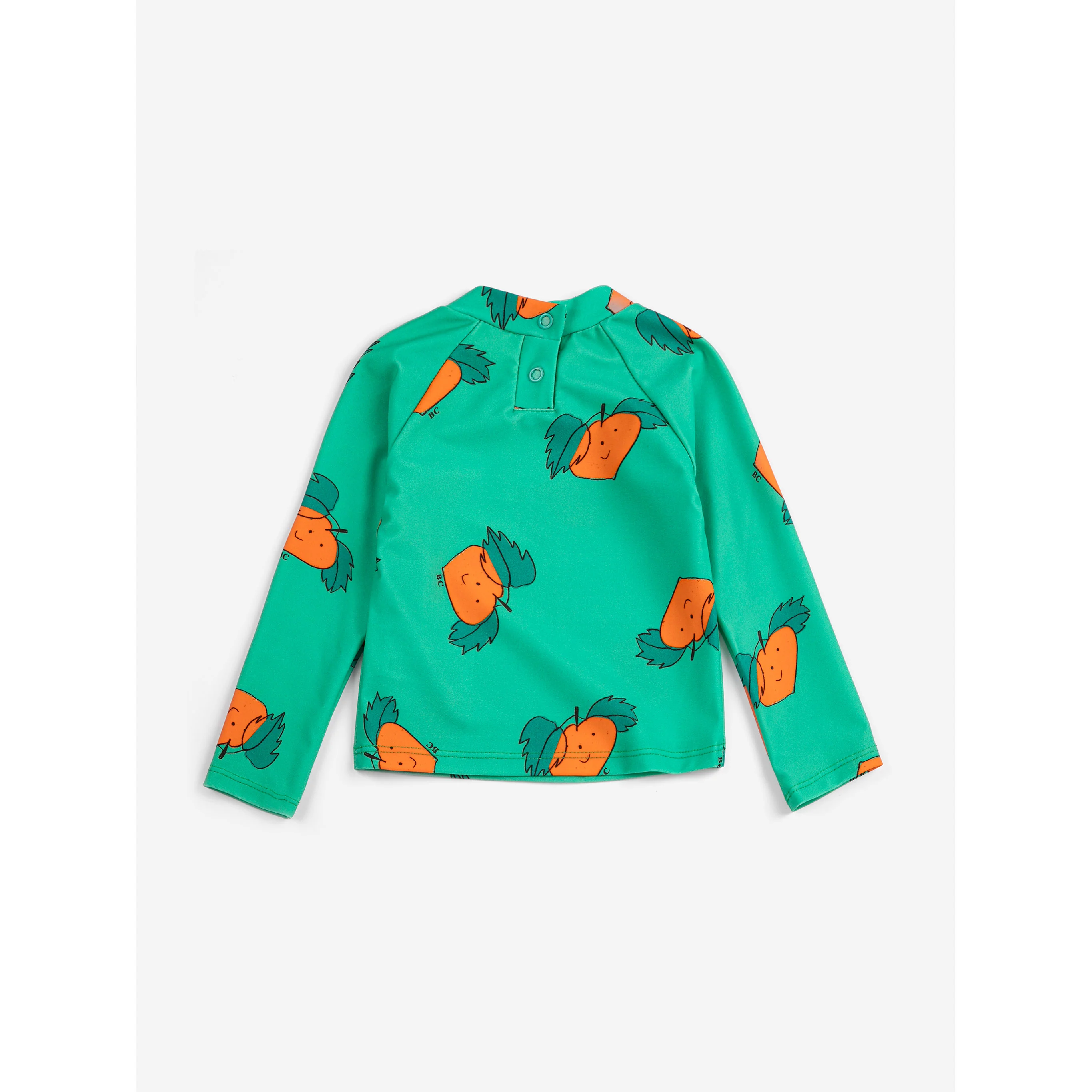 Bobo Choses Green Tangerine All Over Baby Swim T-Shirt - Image 3