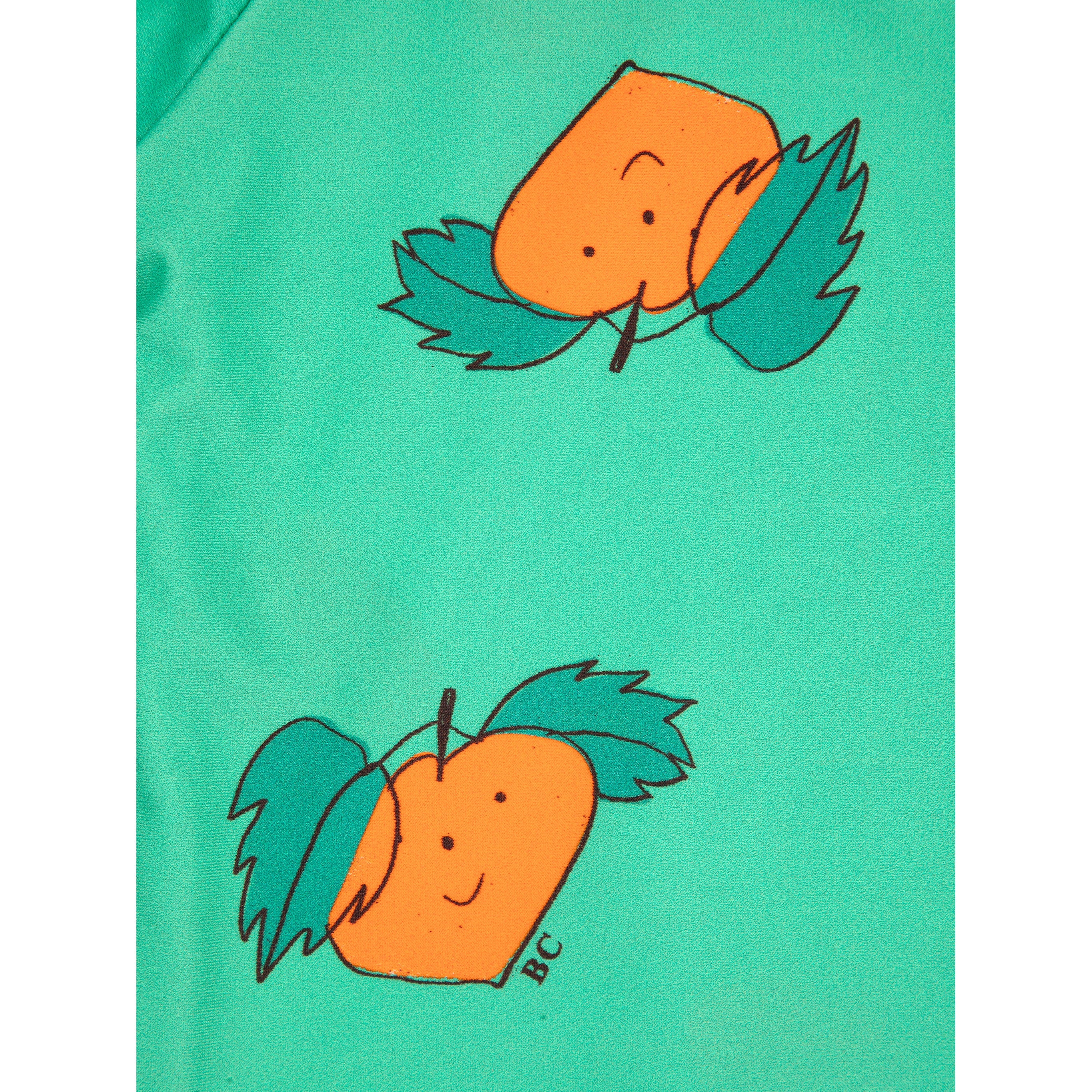 Bobo Choses Green Tangerine All Over Baby Swim T-Shirt - Image 4
