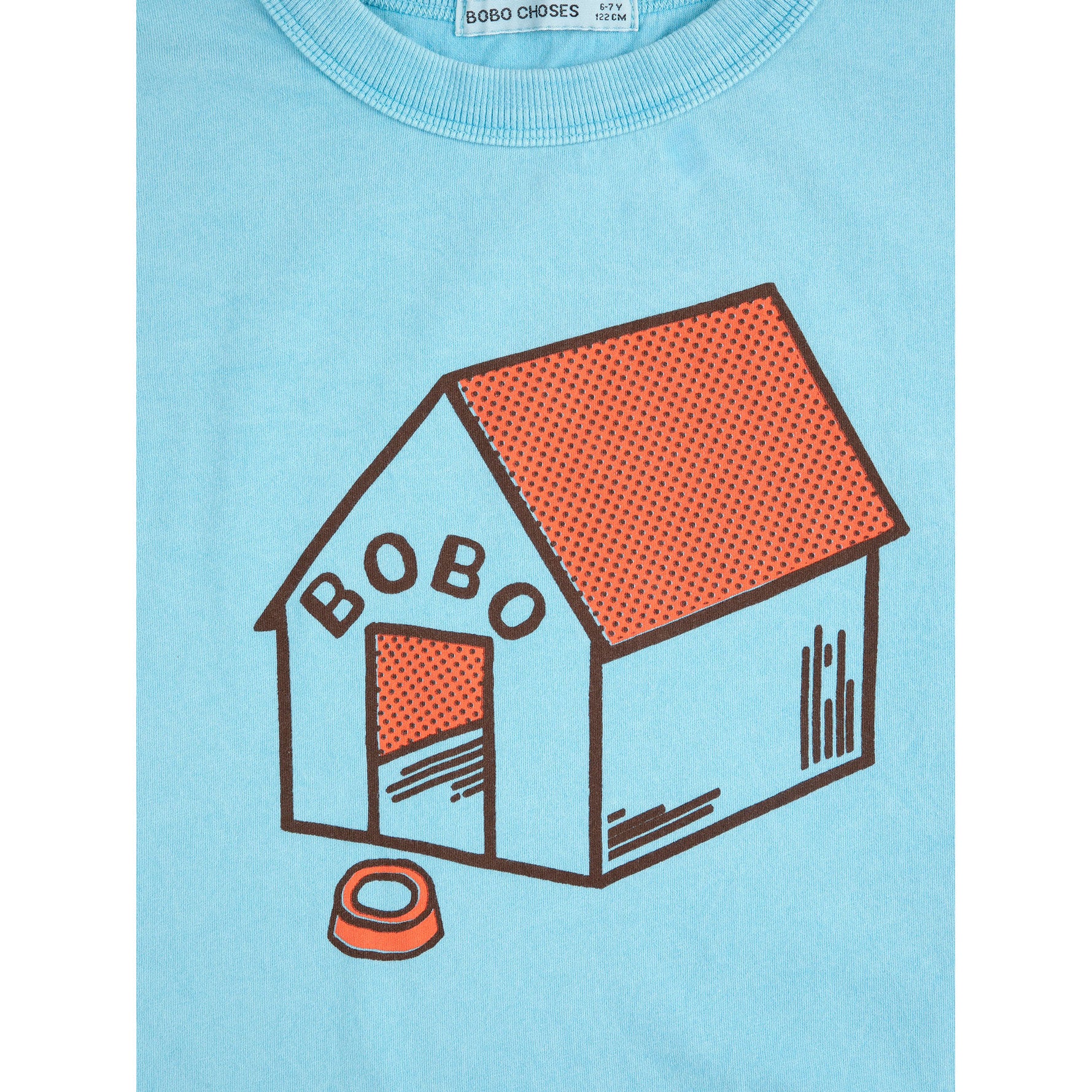 Bobo Choses Light Blue At Home T-Shirt - Image 2