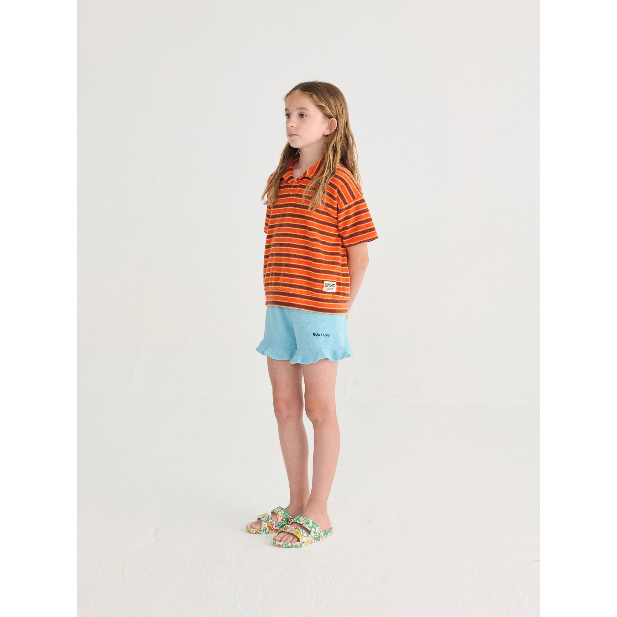 Bobo Choses Light Blue Bobo Choses Ruffled Shorts - Image 4