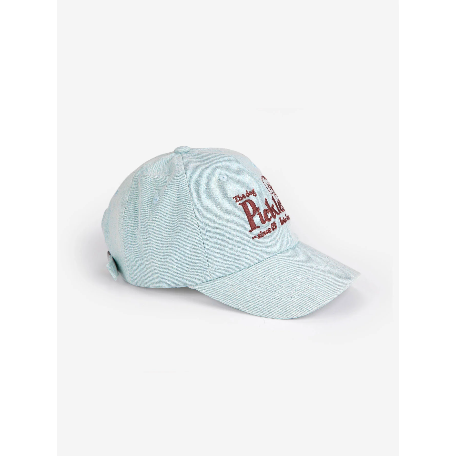 Bobo Choses Light Blue Dog Denim Cap - Image 4