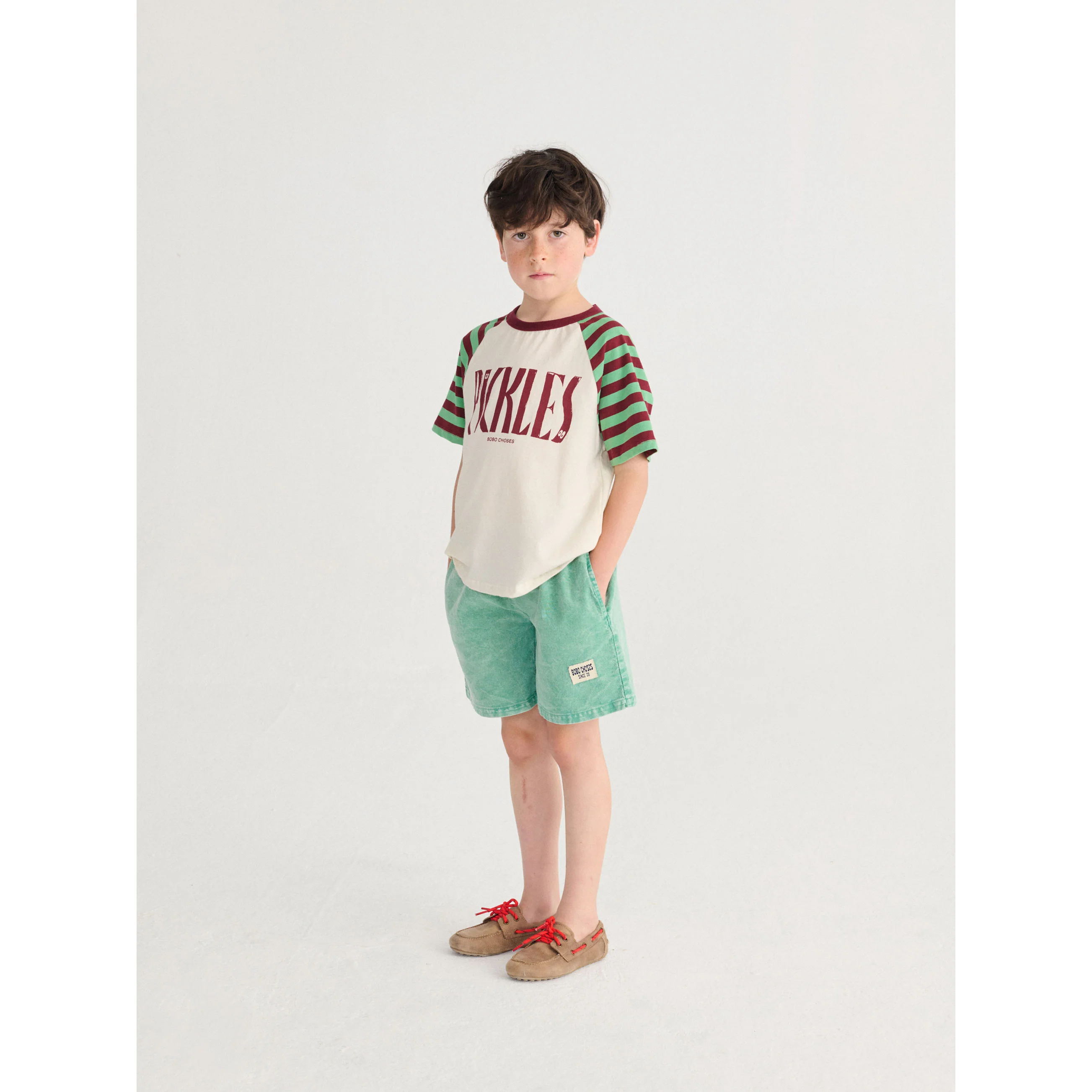 Bobo Choses Off White Pickles Raglan T-Shirt - Image 4
