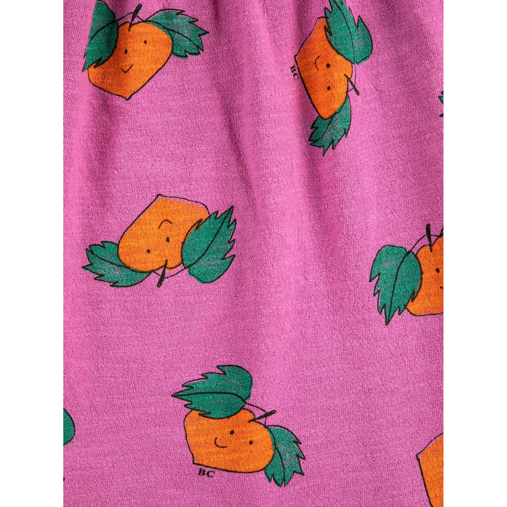 Bobo Choses Purple Tangerine All Over Ruffled Dress - Image 3