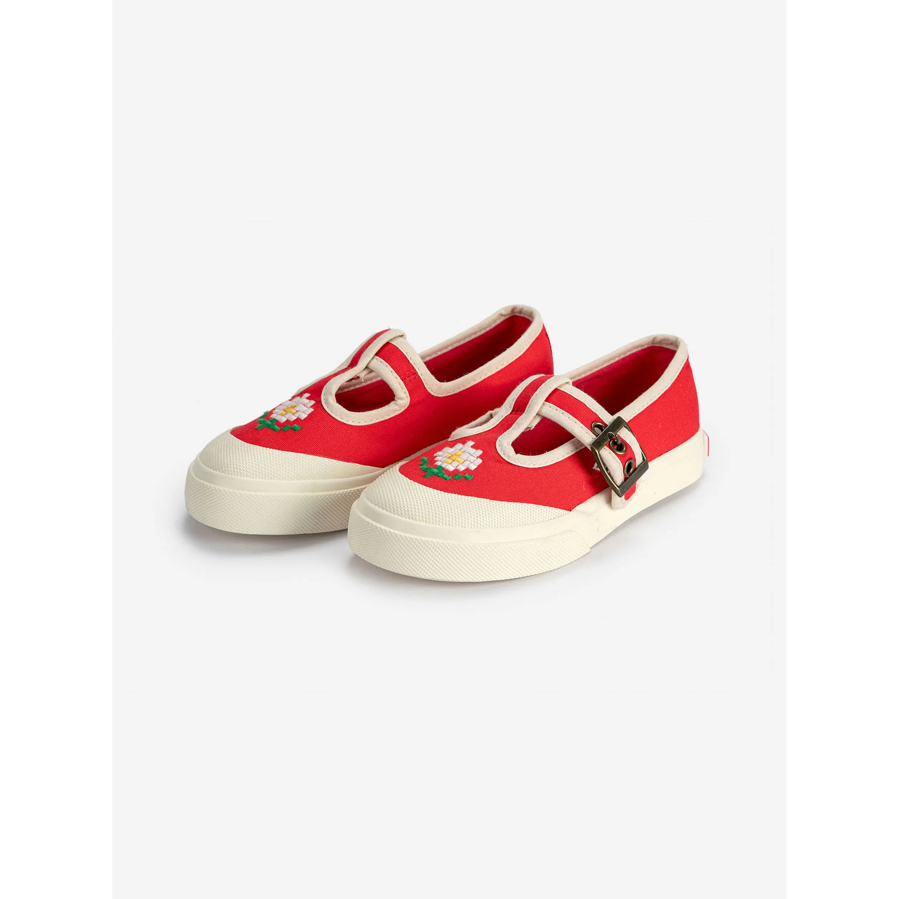 Bobo Choses Red Pixel Daisy Sneakers - Image 4