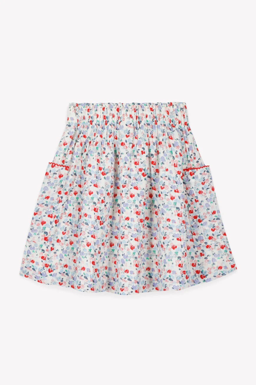 Bonton Elis Floral Ruche Skirt - Image 3