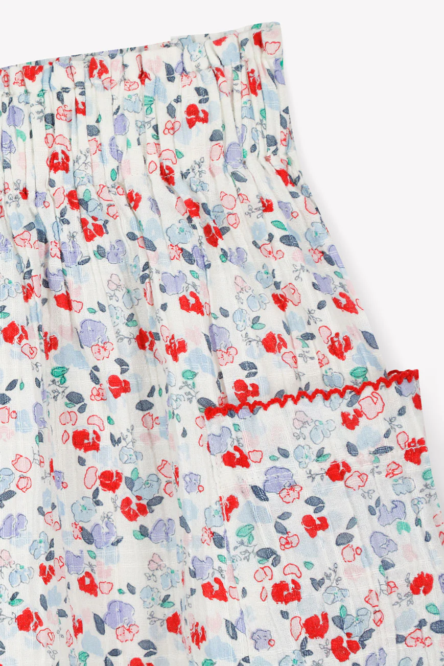 Bonton Elis Floral Ruche Skirt - Image 4