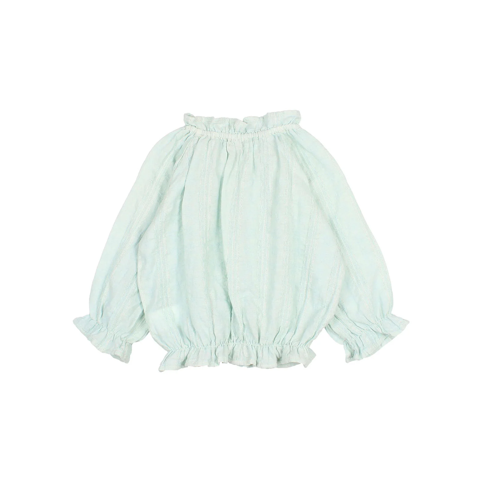 Buho Aqua Chic Lurex Blouse - Image 2
