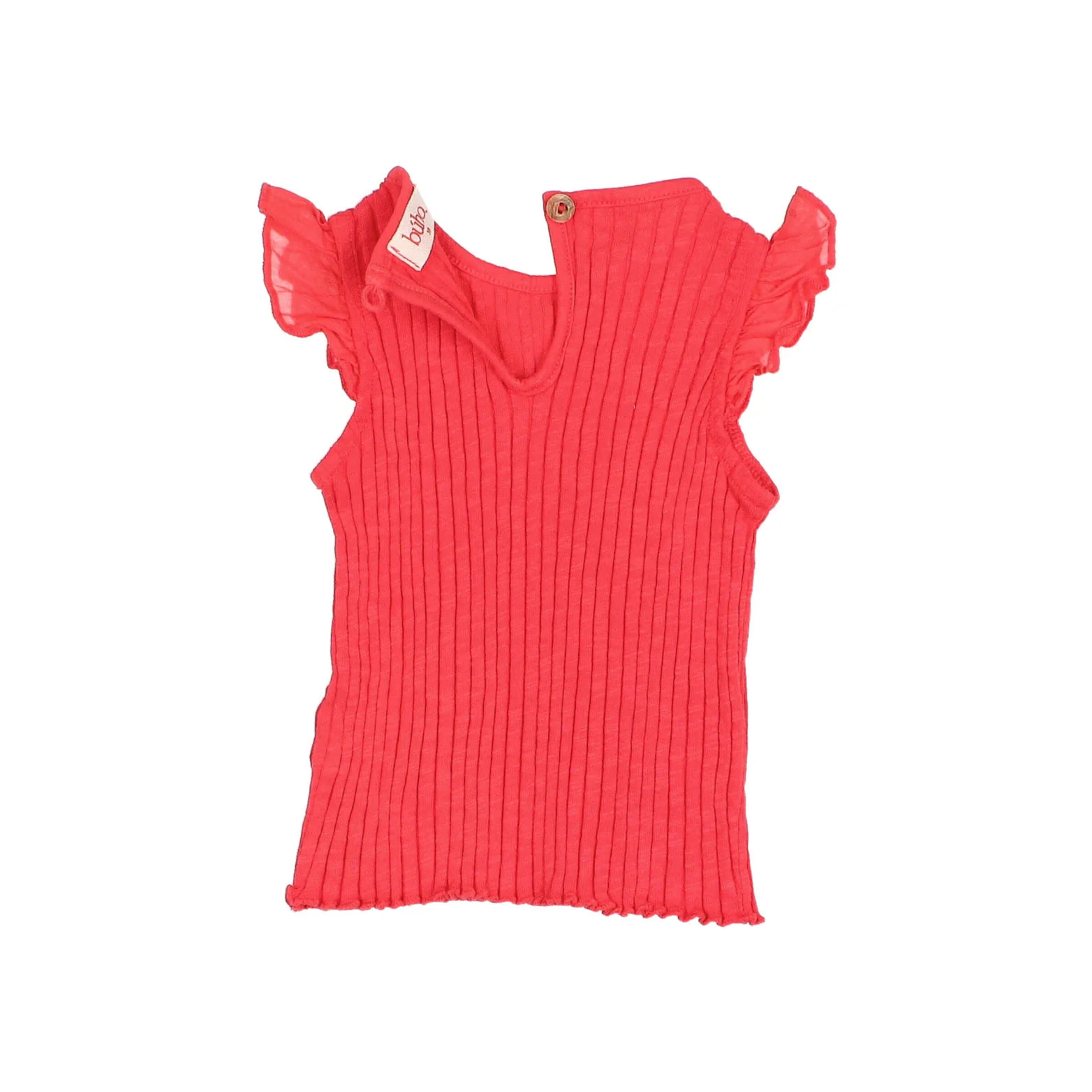 Buho Coral Rib Ruffle Baby T-Shirt - Image 3