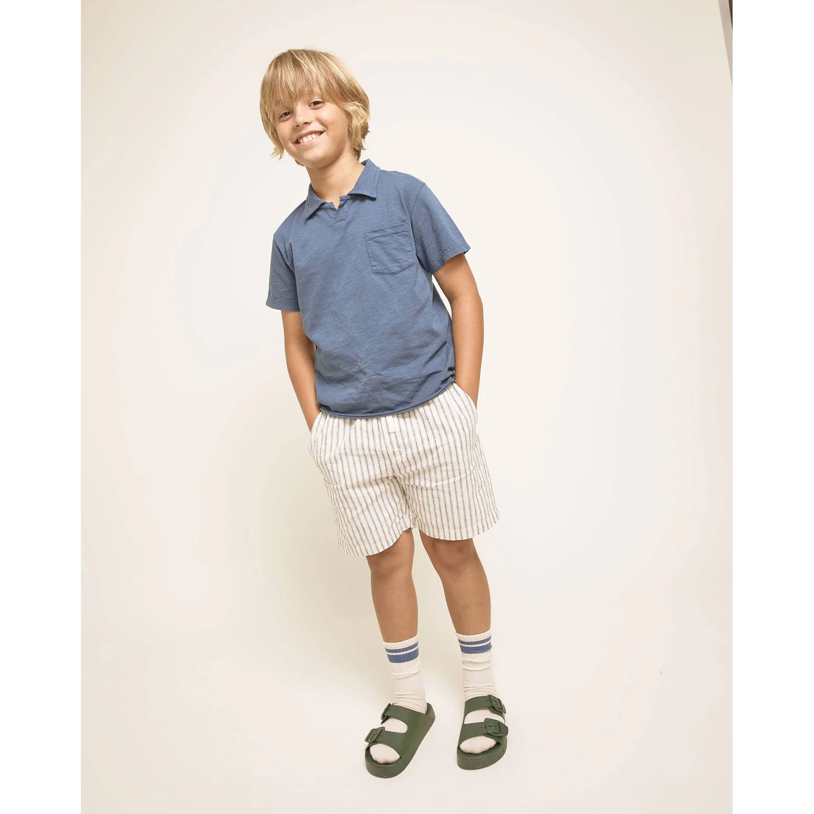 Buho Navy Pocket Polo - Image 2