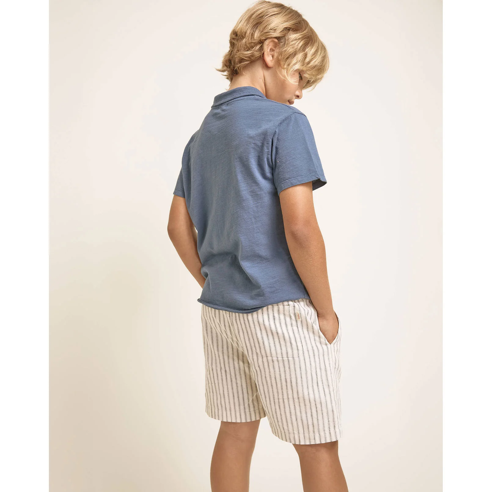 Buho Navy Pocket Polo - Image 4