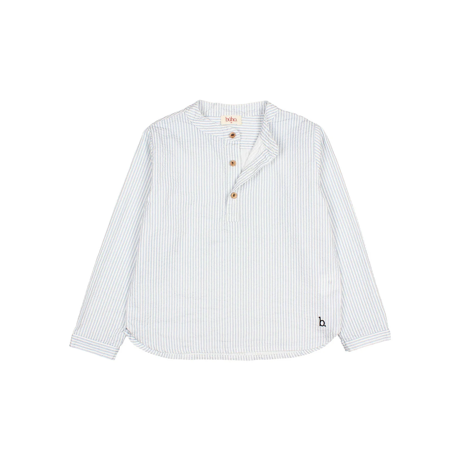 Buho Sky Blue Stripes Shirt - Image 5