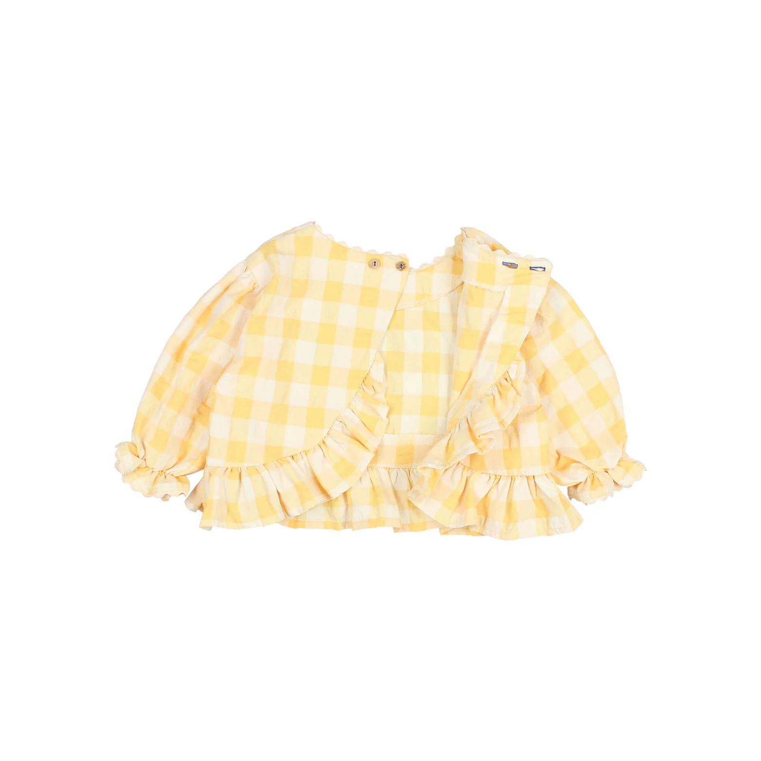 Buho Sun Gingham Blouse - Image 5