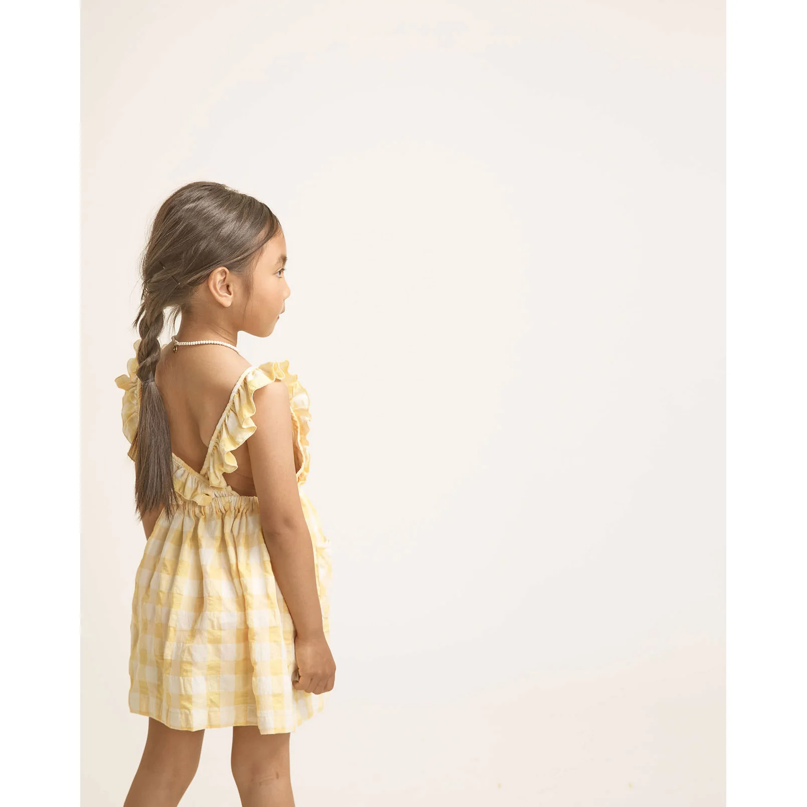 Buho Sun Gingham Dress - Image 4