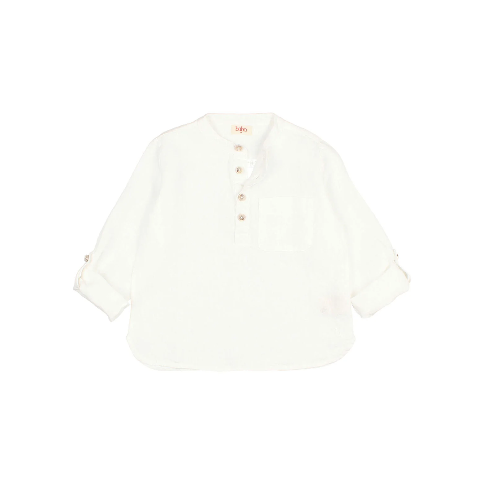Buho White Linen Kurta - Image 3