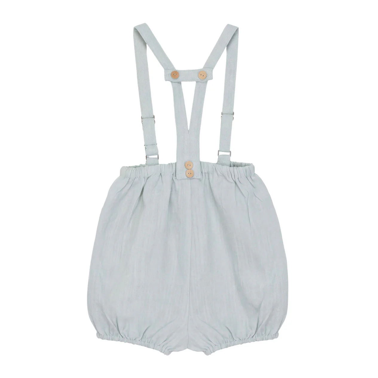 Calla Lili  Blue Sage Linen Romper - Image 3