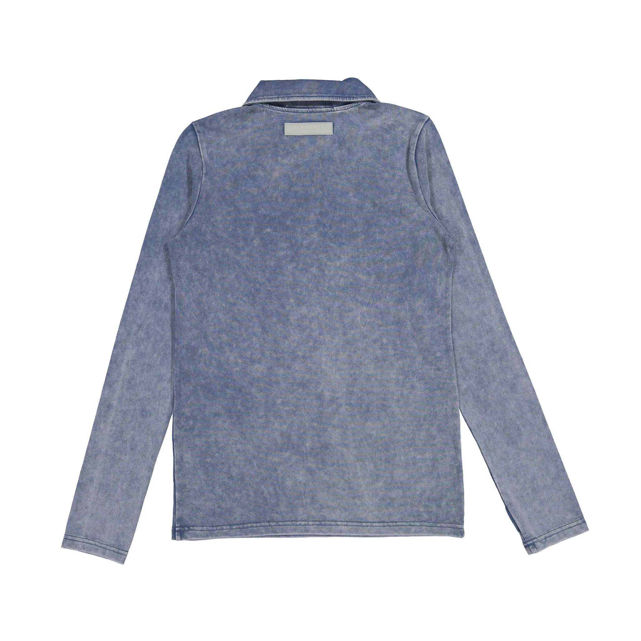 Elements Blue Wash E Logo Polo - Image 2