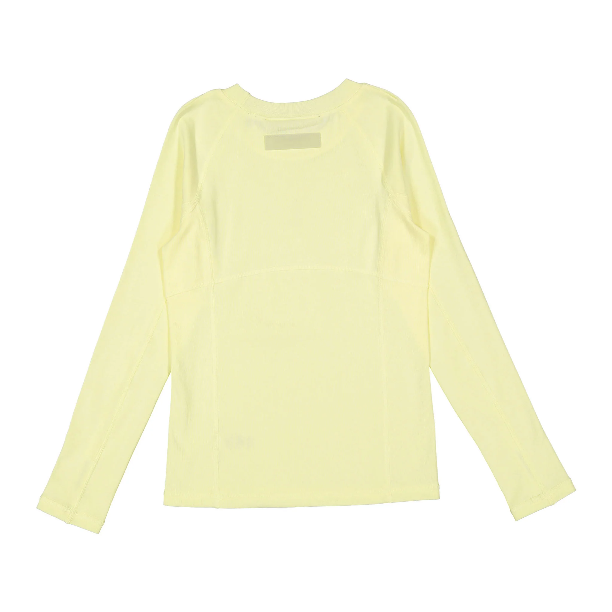 Elements Pale Yellow E Logo Stitch Tee - Image 3