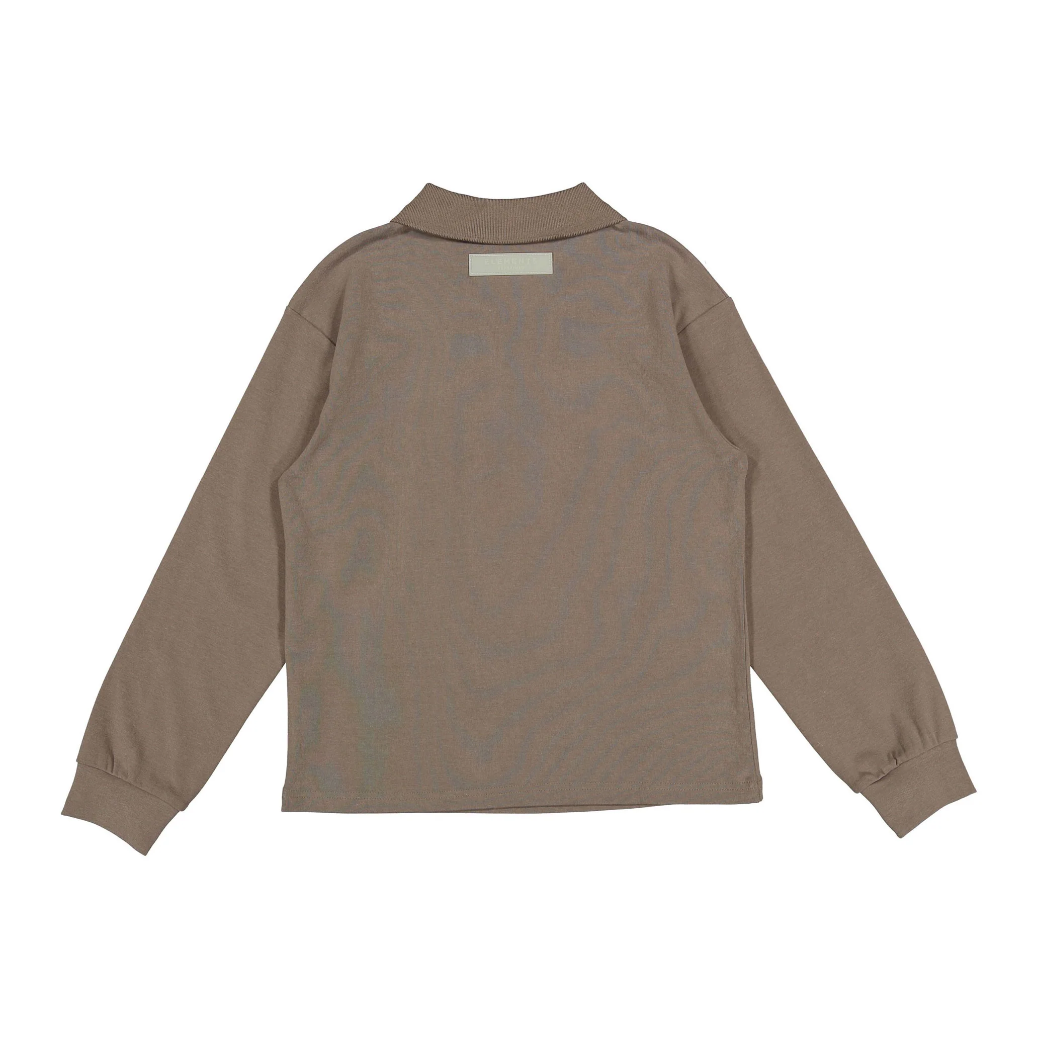 Elements Taupe E Logo Polo - Image 3