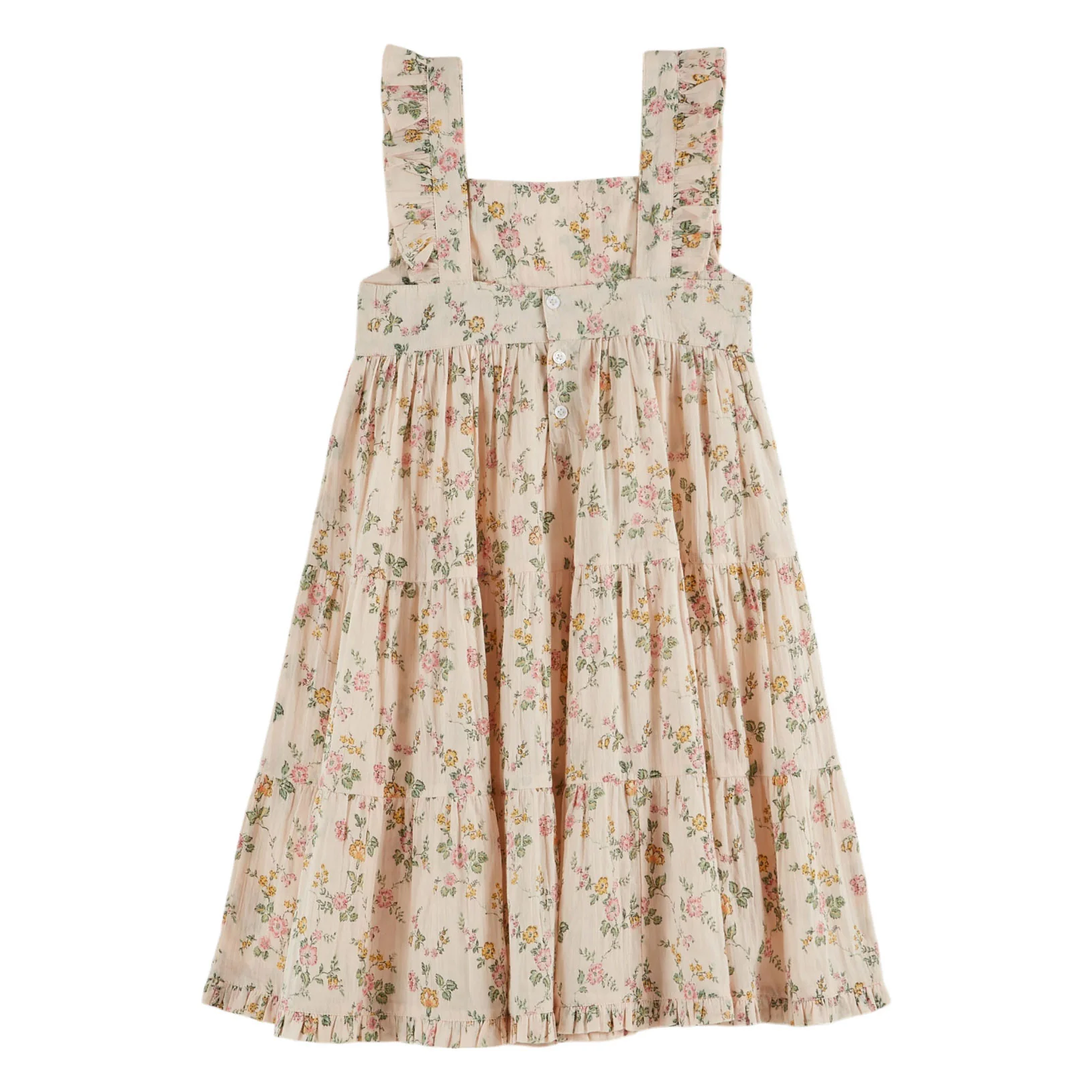 Emile et Ida Rose Long Printed Dress - Image 3