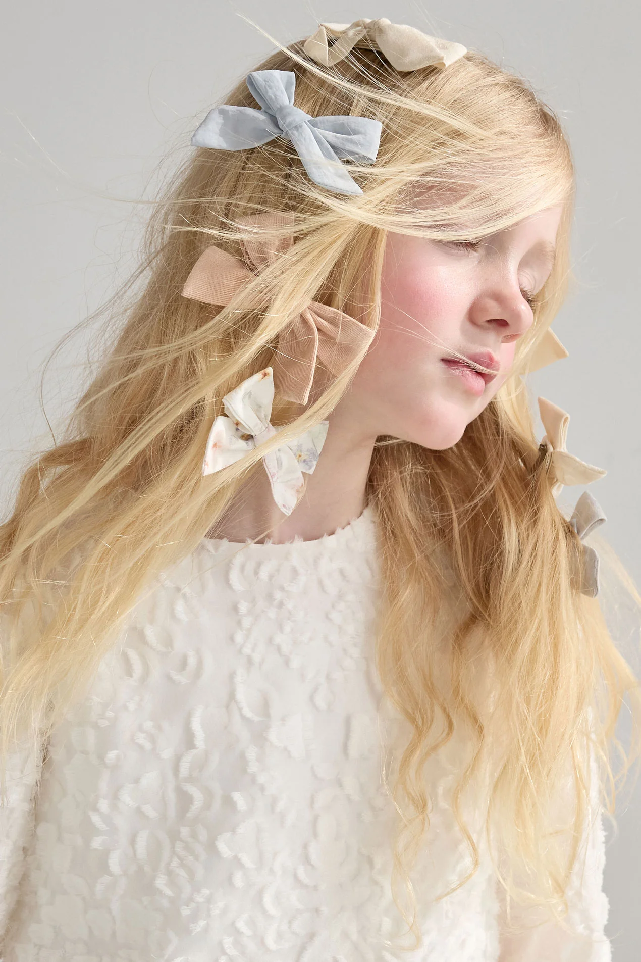 Knot Hairbands  Blush Tidal Tee Bow Set - Image 3