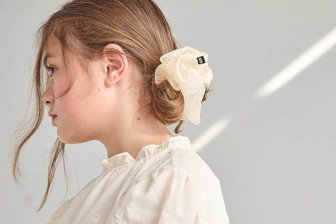 Knot Hairbands  Gold Seabreeze Scrunchie - Image 2
