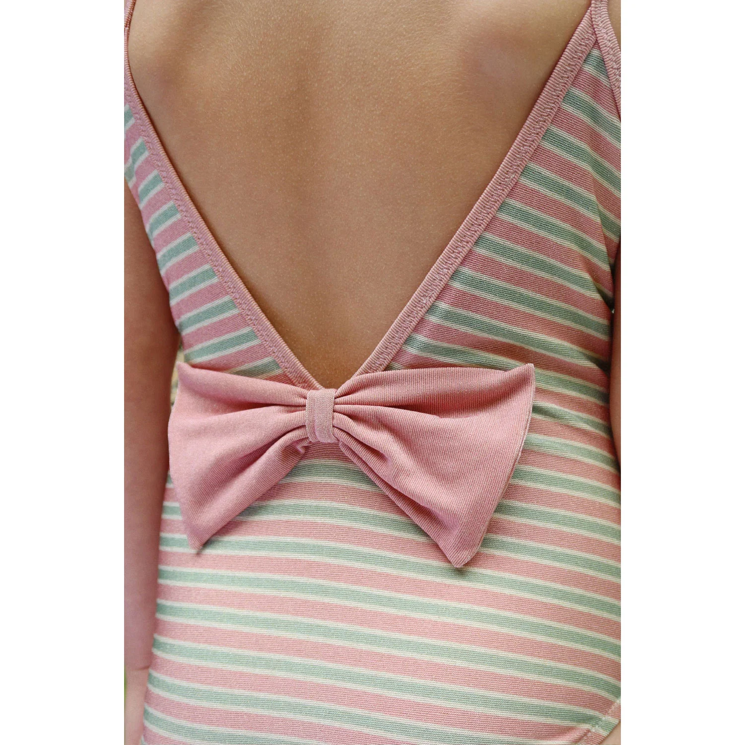Konges Slojd Blush Stripe Bowwow Swimsuit - Image 5