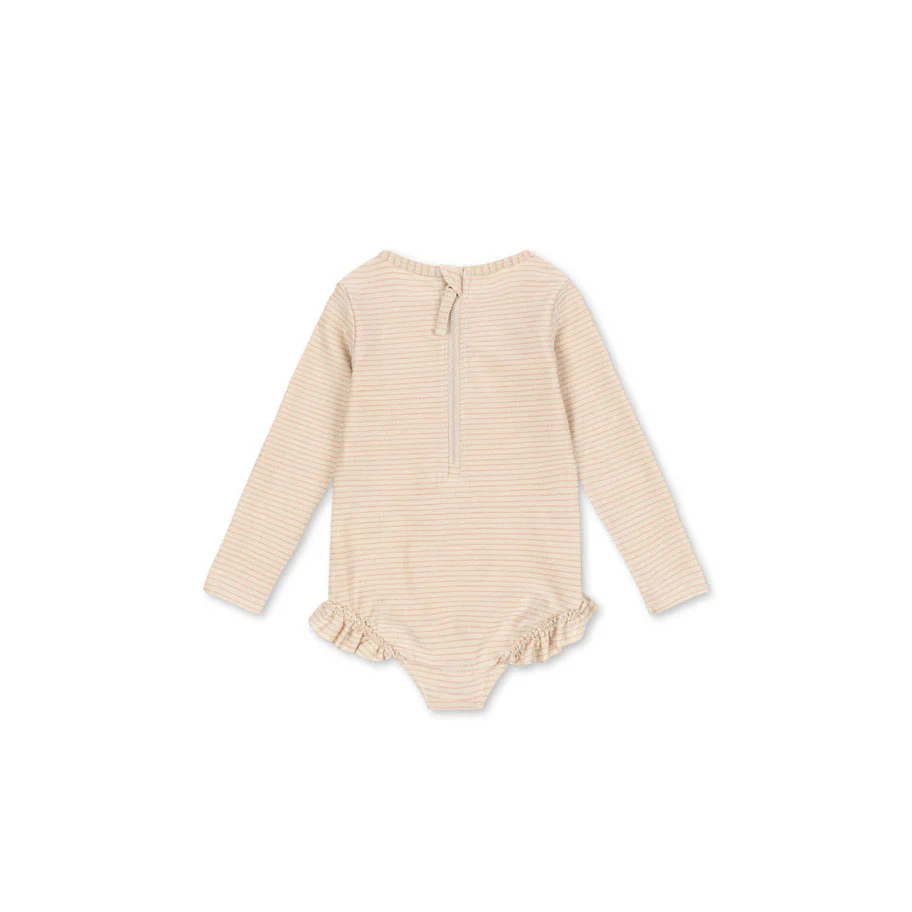 Konges Slojd Rose Stripe Jade Ls Swimsuit - Image 3