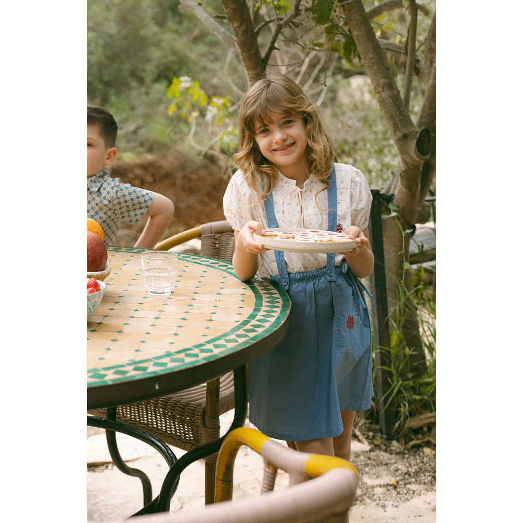 L by Ladida Blue Suspender Pocket Skirt - Image 2