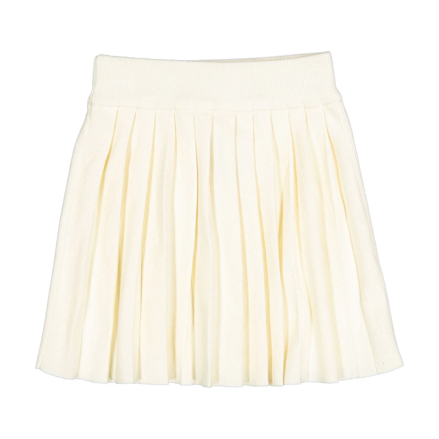 L by Ladida Cream Knit Pleated Skirt - Image 3