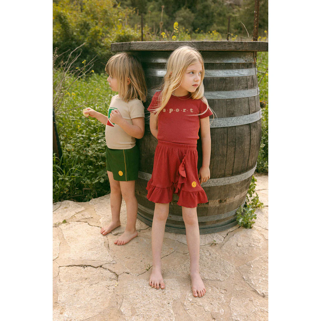 L by Ladida Rose Ribbed Ruffled Skirt - Image 3