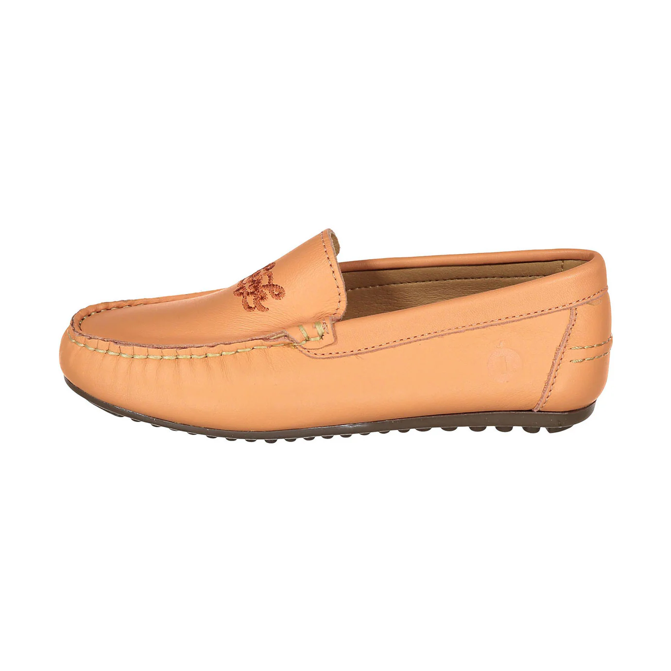 Ladida Shoes Apricot Logo Embroidered Loafer - Image 2