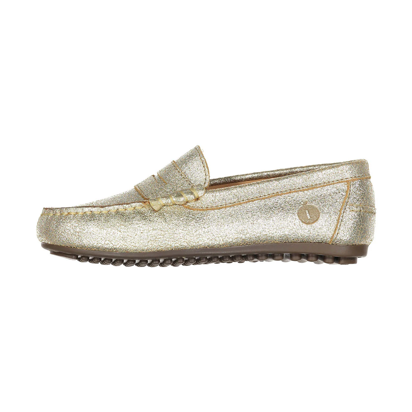 Ladida Shoes Gold Metalic Penny Loafer - Image 2