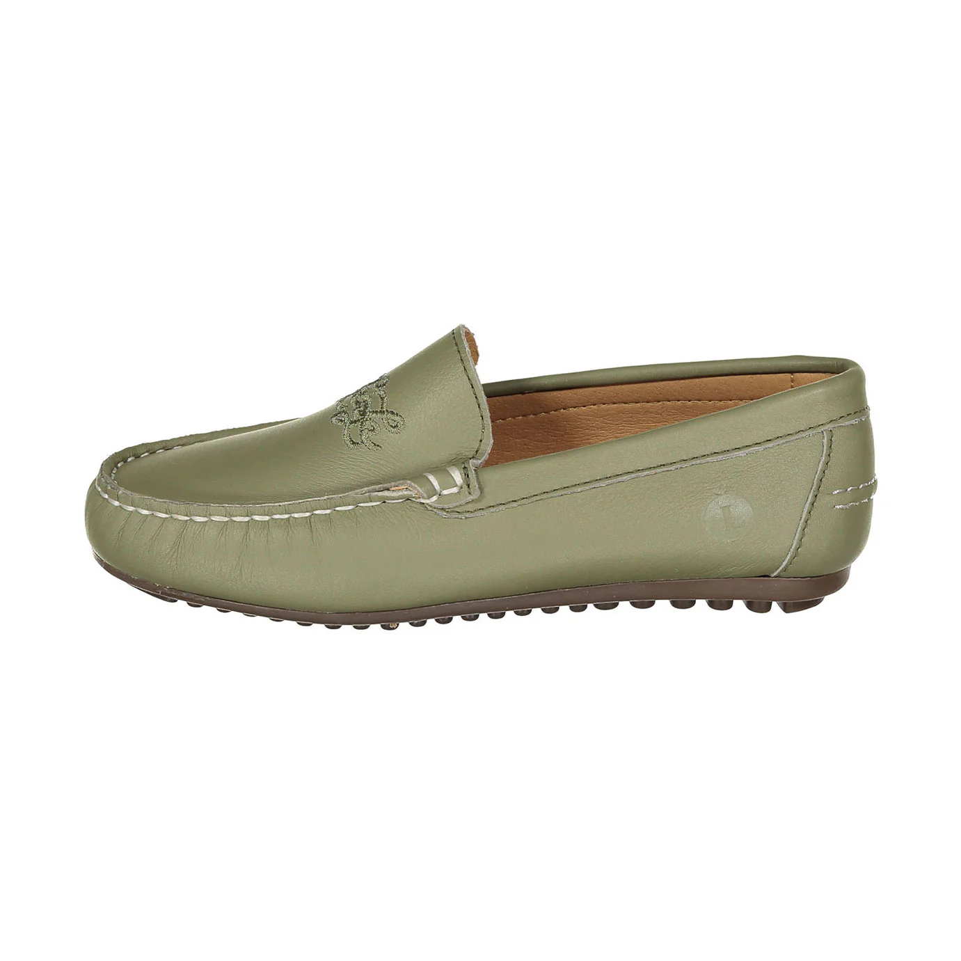 Ladida Shoes Green Logo Embroidered Loafer - Image 2
