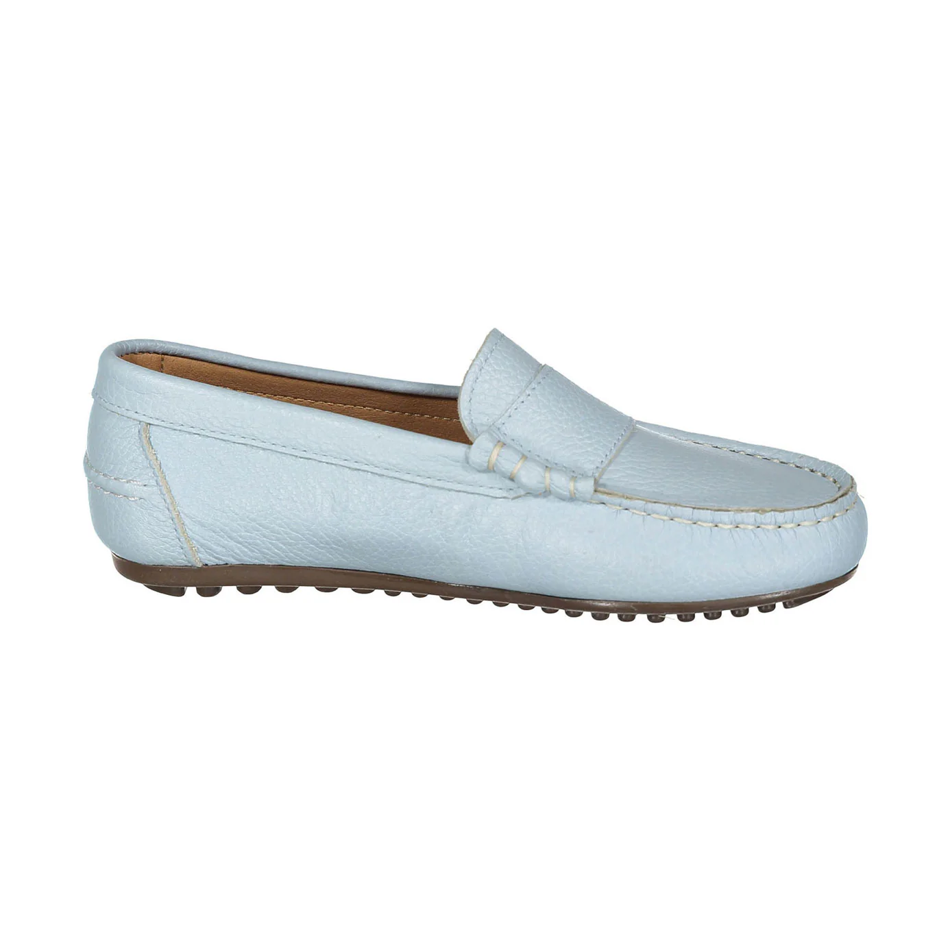 Ladida Shoes Light Blue Croc Loafer - Image 3