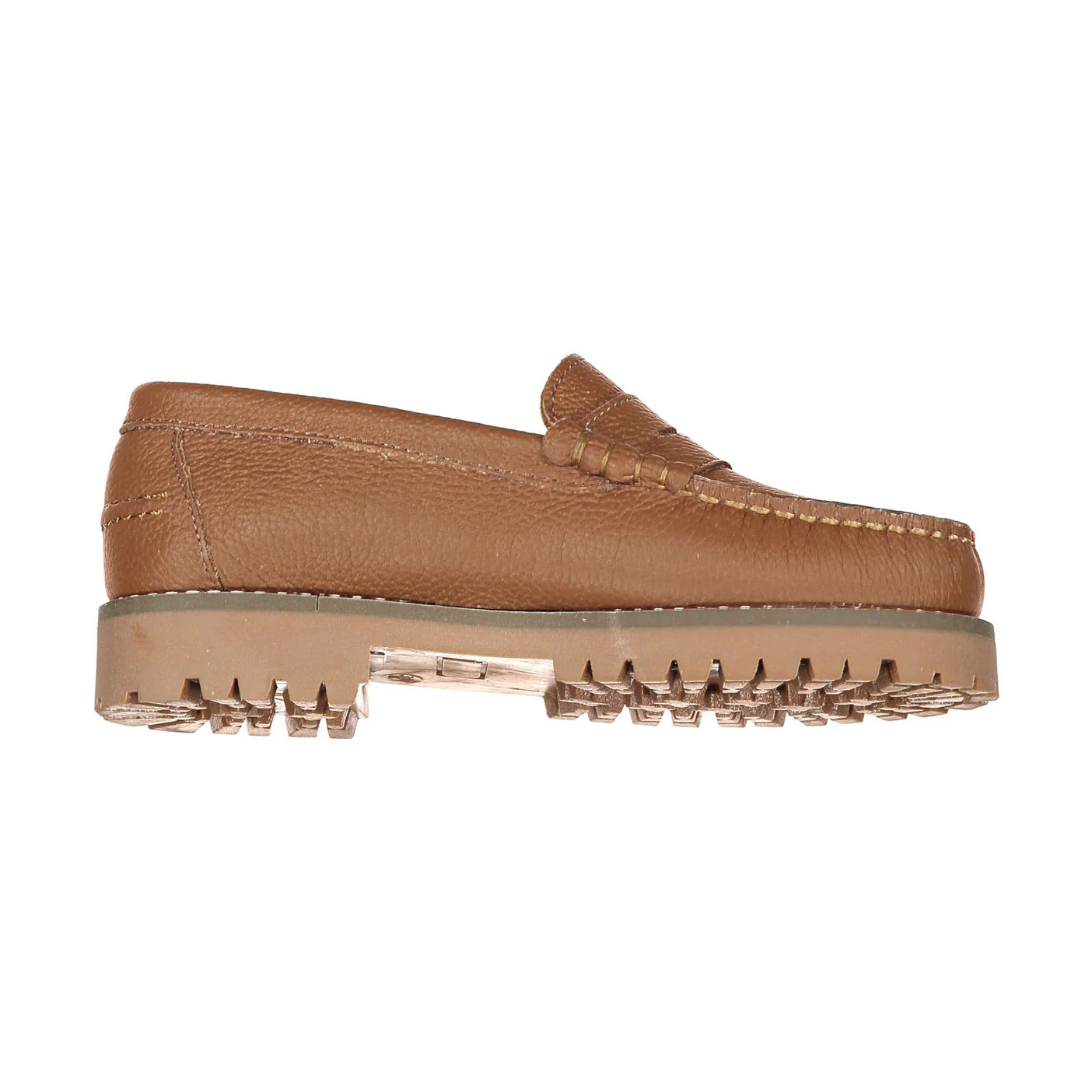 Ladida Shoes Luggage Brown Chunky Loafer - Image 3