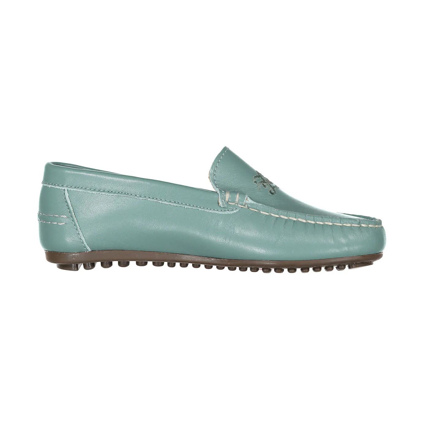 Ladida Shoes Teal Logo Embroidered Loafer - Image 3