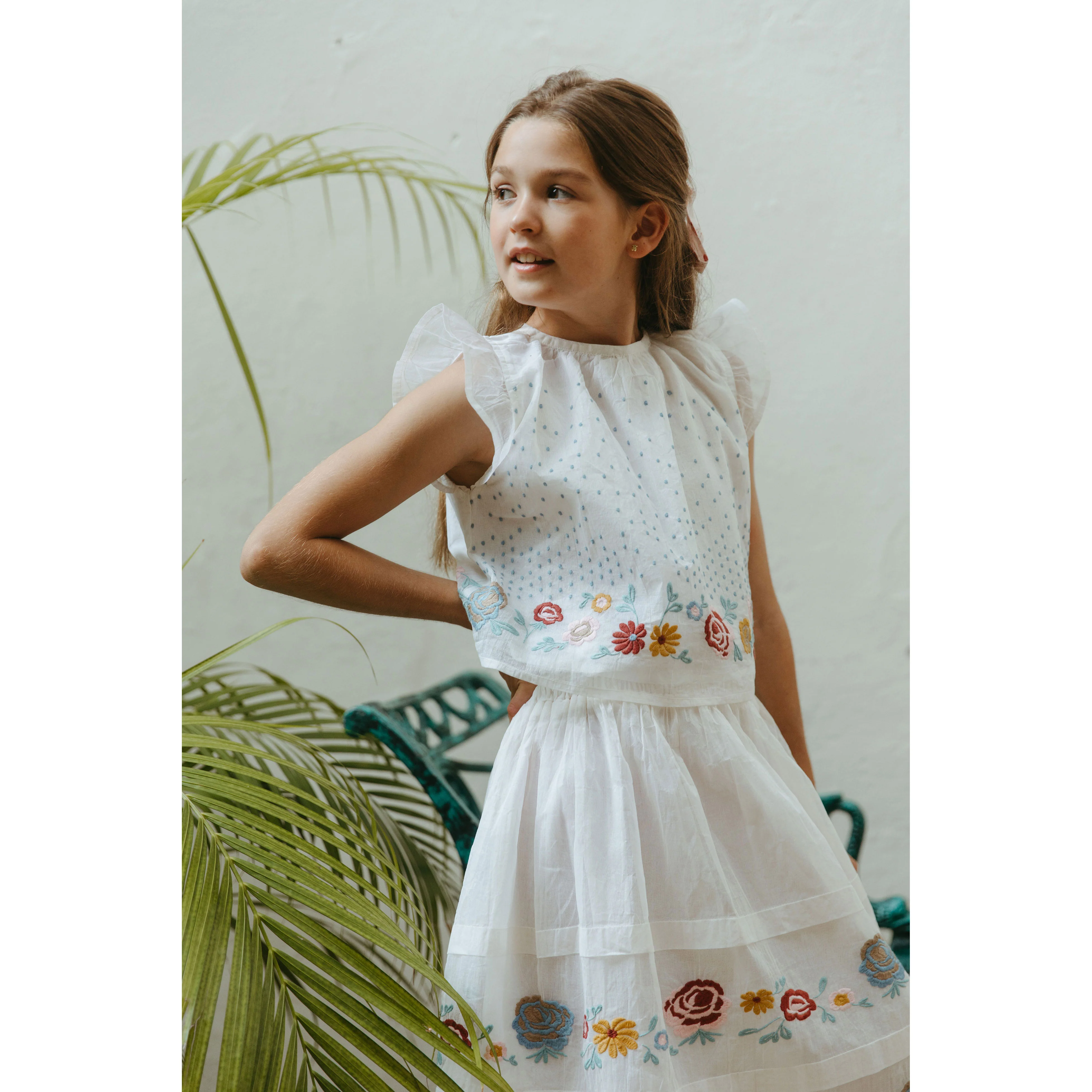 Lali Antique White Alma Skirt Set - Image 3