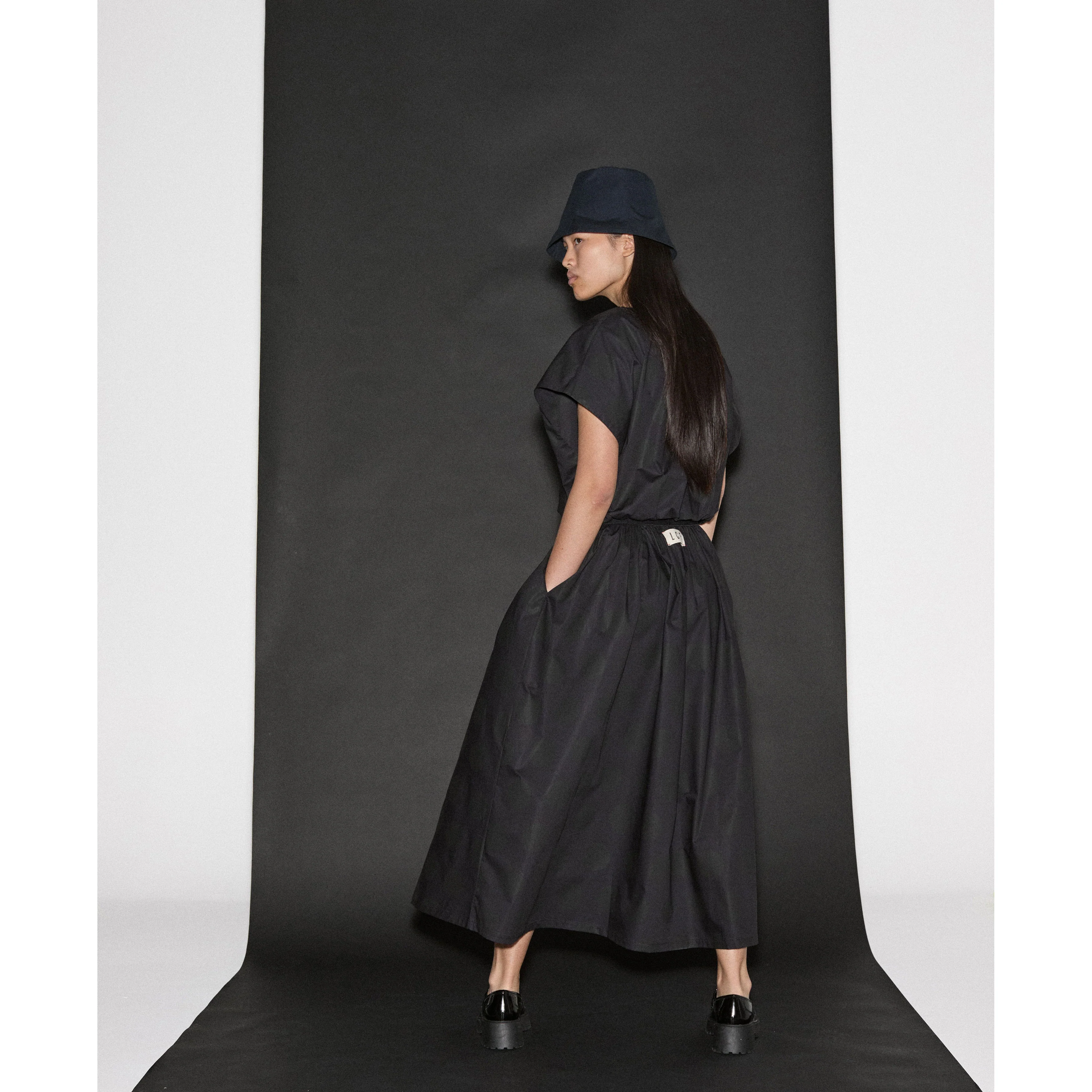 Little Creative Factory  Black Dots Polka Dot Women Skirt - Image 3