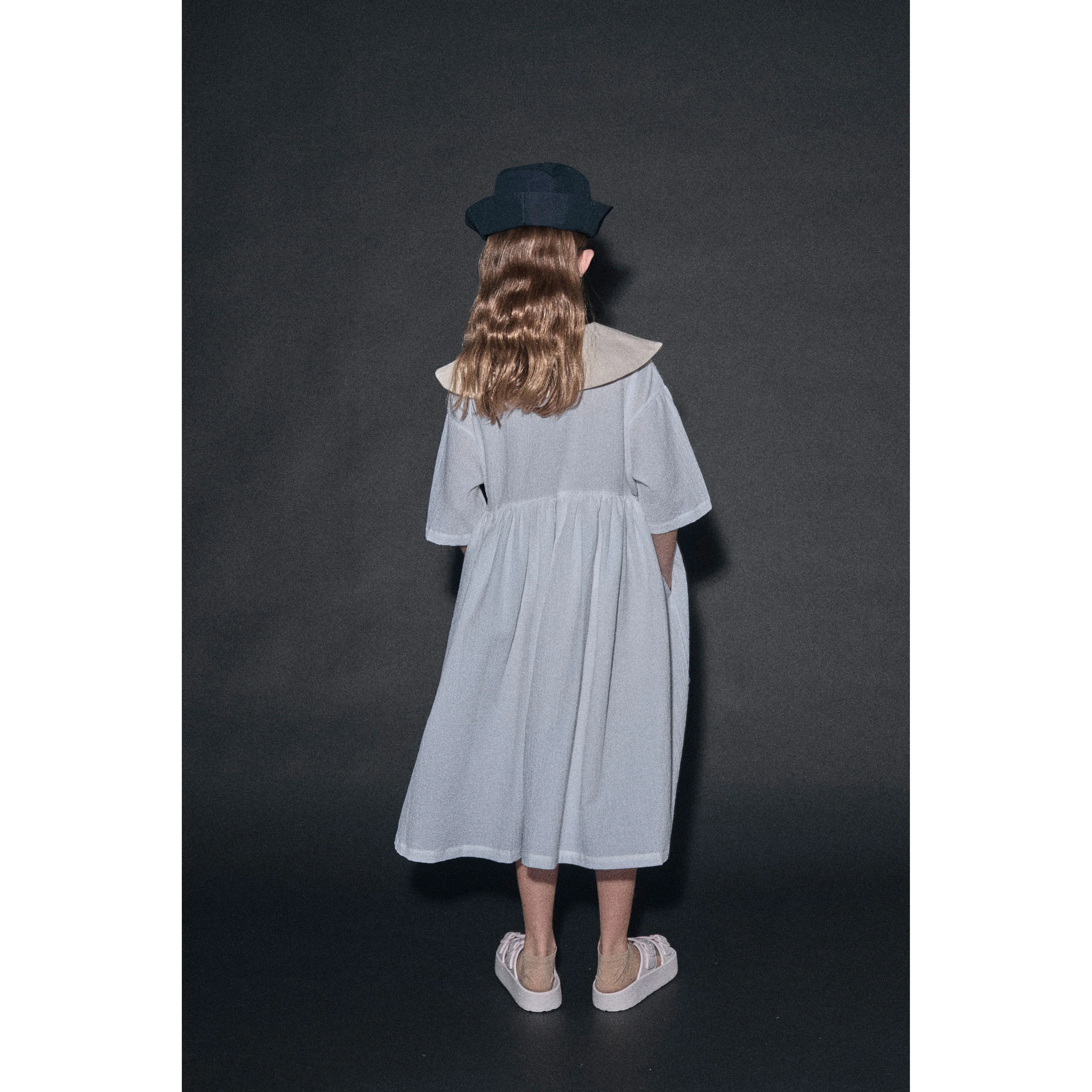 Little Creative Factory  Cream/White Cruise Dress - Image 3
