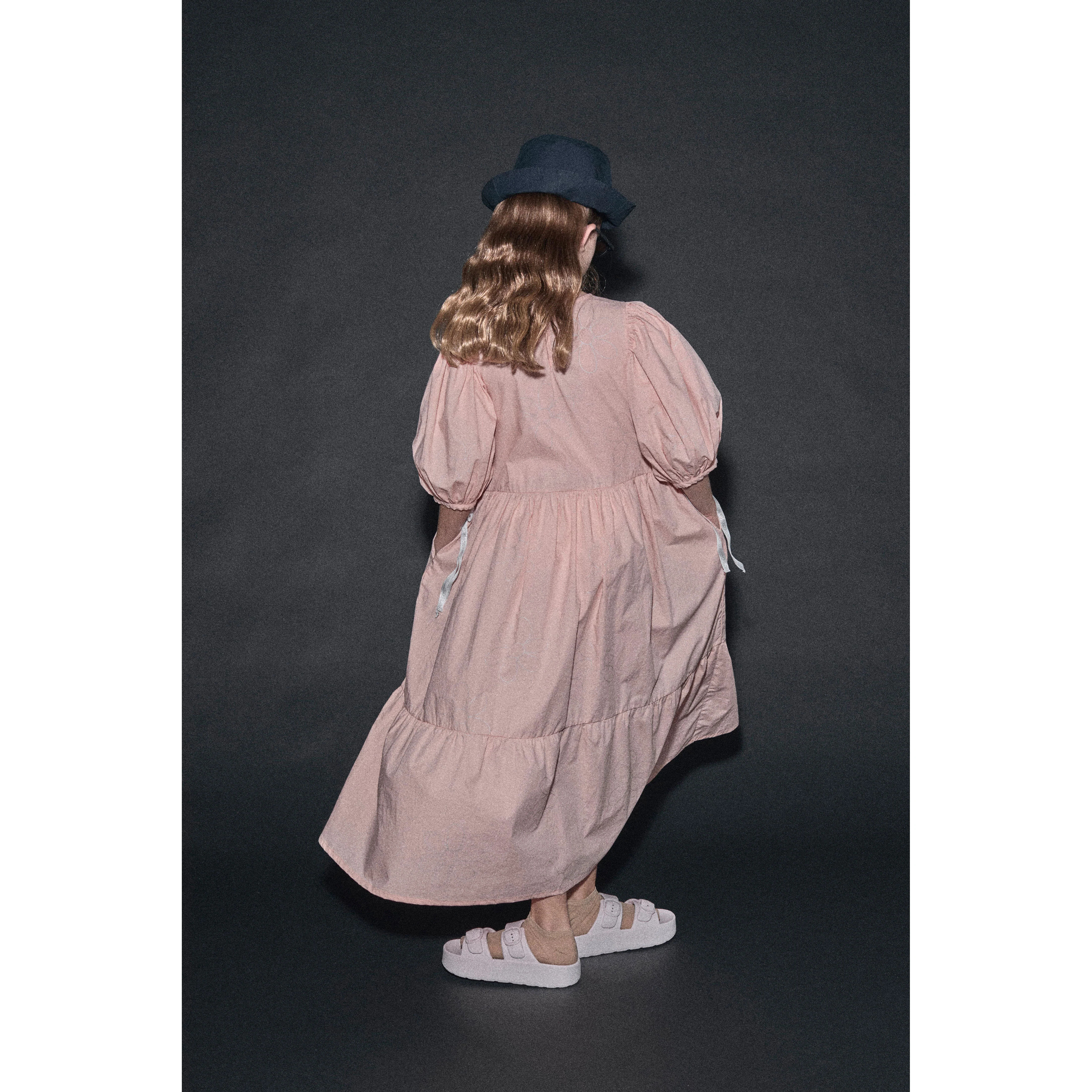 Little Creative Factory  Light Apricot/Silver Journey Dress - Image 3